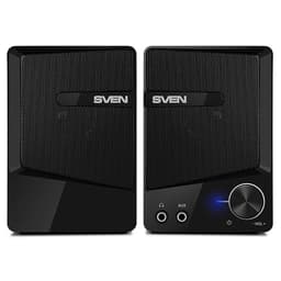 Колонки Sven 248, формат акустики 2.0, 6 Вт, USB, чёрные