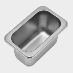 Гастроёмкость GN 1/9 Hanna Knövell, 100 мм, 17.6×11.2×10 см, толщина 0.6 мм, нержавеющая сталь