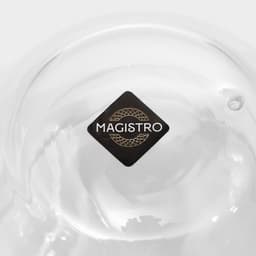 Кружка с двойными стенками Magistro «Дуо», 200 мл, 12×8.5×7.5, стекло, прозрачная