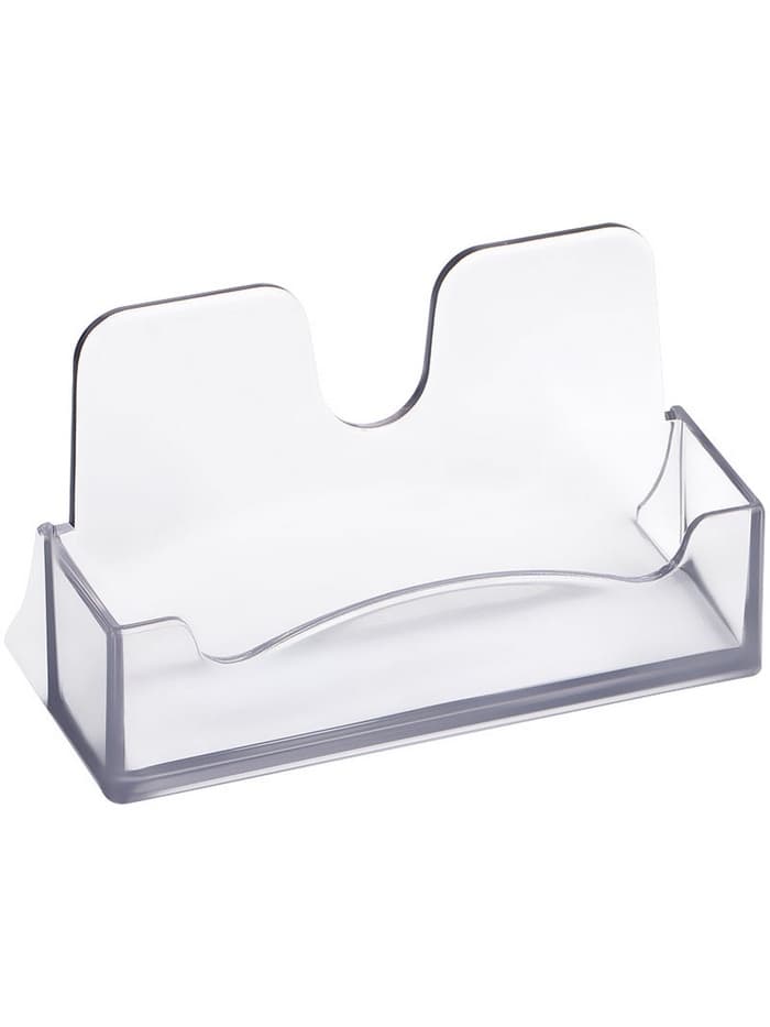 Подставка для визиток Стамм, тонированная, серая