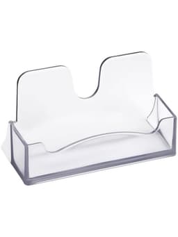 Подставка для визиток Стамм, тонированная, серая