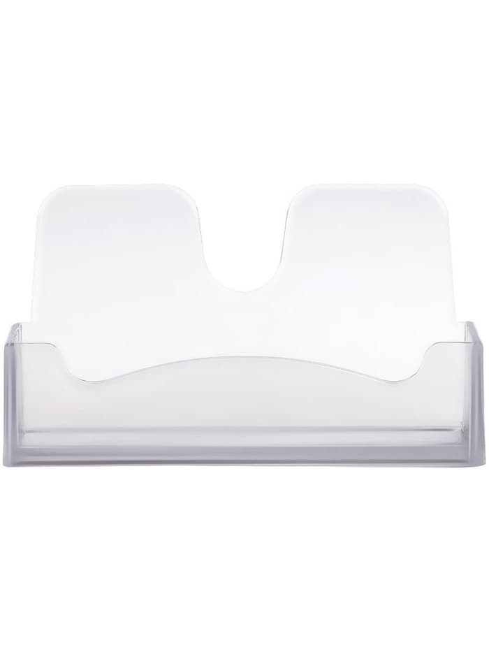 Подставка для визиток Стамм, тонированная, серая