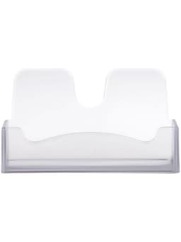 Подставка для визиток Стамм, тонированная, серая