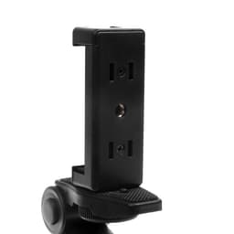 Набор блогера AY-49, штатив для телефона с лампой, микрофон, Bluetooth кнопка, чёрный