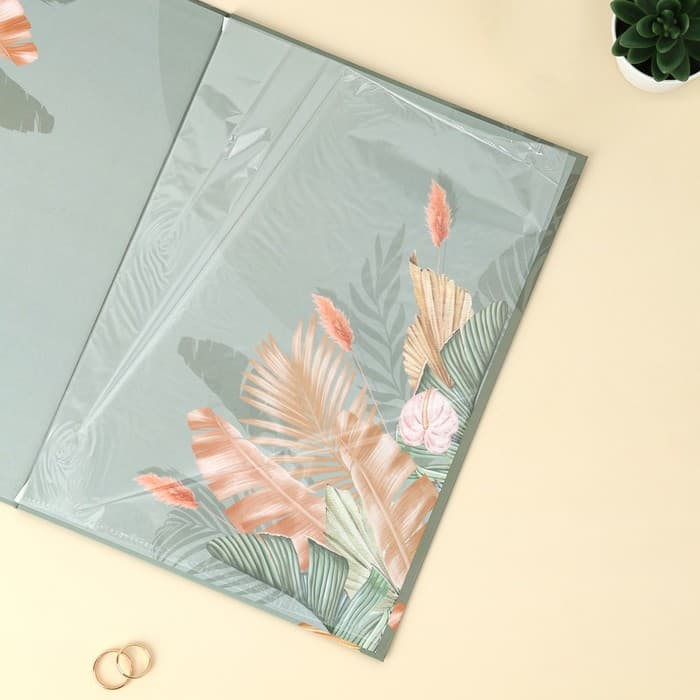 Папка для свидетельства о заключении брака «Стиль бохо», 23.5×31.4 см