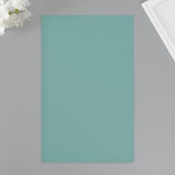 Лист для творчества искусственная кожа «Рисунок Личи», мятный лист 33×20 см, толщина 0.7 мм