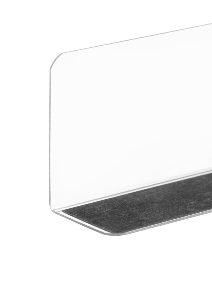 Пластиковый разделитель, высотой 6 см, с магнитным основанием, L=30 см