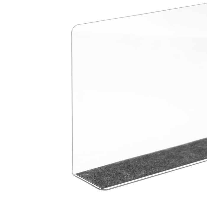 Пластиковый разделитель высотой 12 см, с магнитным основанием, L=40 см