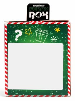 Игрушка - сюрприз Funny box «Новогодний сюрприз», детский брелок, наклейки