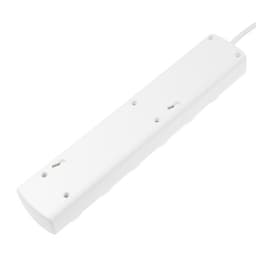 Сетевой фильтр Luazon Lighting, 5 розеток, 5 м, 2200 Вт, 3х0.75 мм2, 10 A, 220 В, c предохранителем, белый
