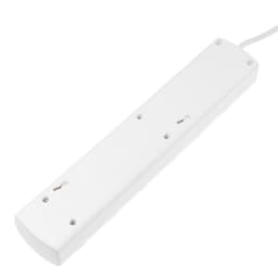 Сетевой фильтр Luazon Lighting, 5 розеток, 5 м, 3500 Вт, 3×1 мм2, 16 A, 220 В, c предохранителем, белый
