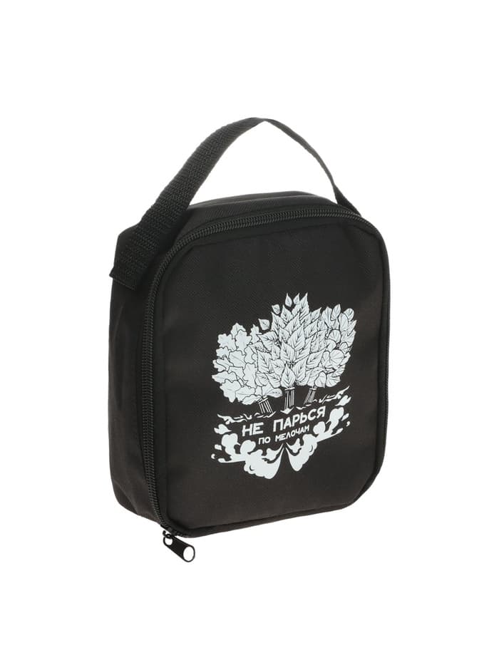 Сумка автомобилиста «Не парься», 14×6.5×17 см, чёрный