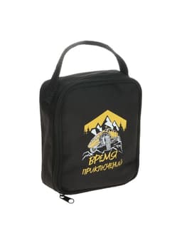 Сумка автомобилиста «Время приключений», 14×6.5×17 см, чёрный