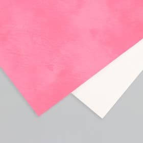 Лист для творчества искусственная кожа «Масло. Матовый», розовый лист 33×20 см, толщина 0.74 мм