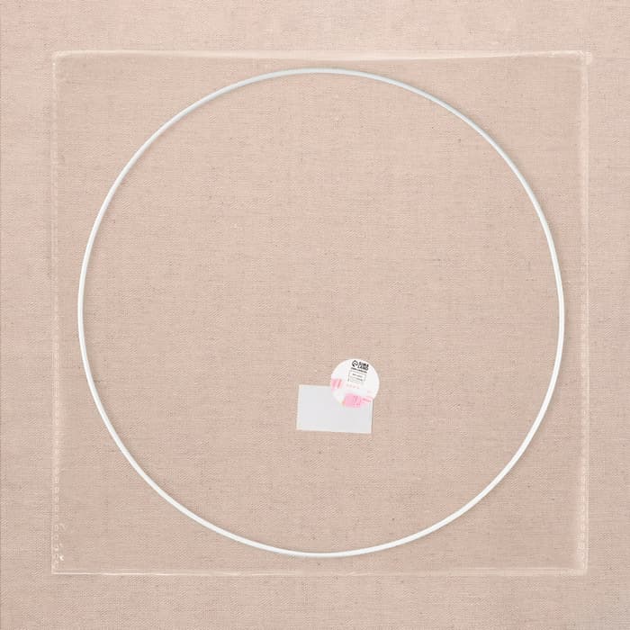 Основа для макраме «Круг», металлическая, d=30/30.6 см, белая