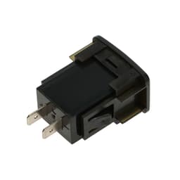 Зарядное устройство, 12-24 В, 2 USB, 4.2 А, вольтметр, черный