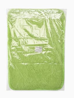 Коврик Доляна «Пушистик», 40×60 см, зелёный