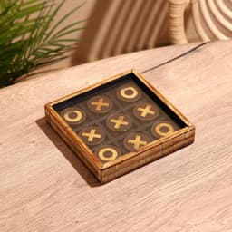 Игра настольная «Крестики-нолики», 16×16 см, полирезин, кость