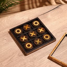 Игра настольная «Крестики-нолики», 16×16 см, полирезин, кость