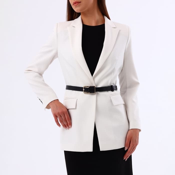 Ремень женский, 110×2.1 см, с винтом, пряжка металл, золотистая, чёрный