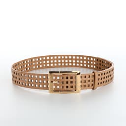 Ремень женский, 110×4 см, пряжка металл, золотистая, бежевый