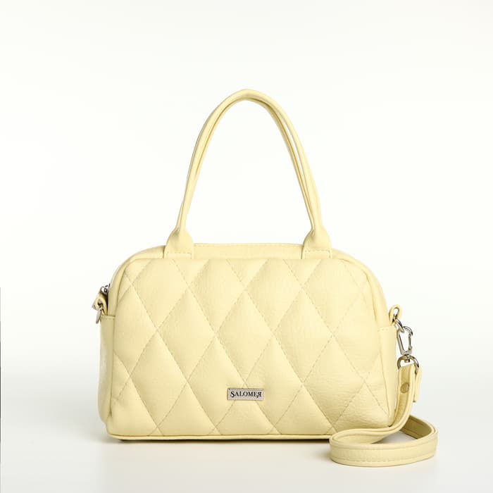 Сумка женская на молнии «Саломея», жёлтая