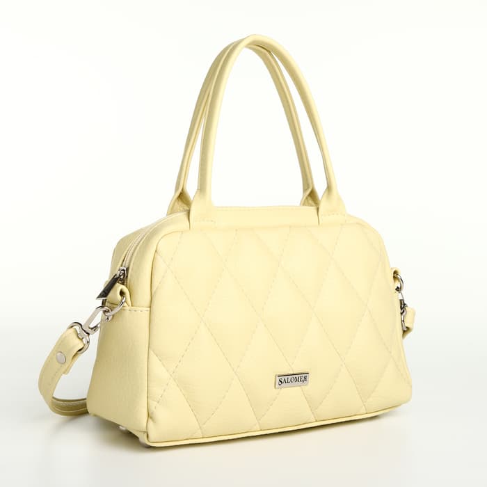 Сумка женская на молнии «Саломея», жёлтая