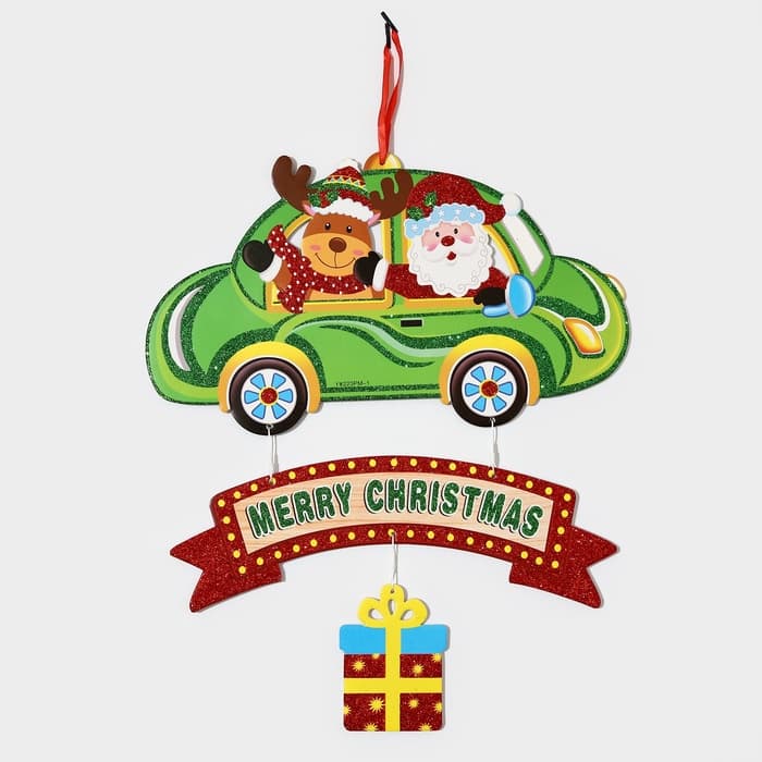 Новогоднее украшение настенное «Merry Christmas», подвеска, 45×38.5 см