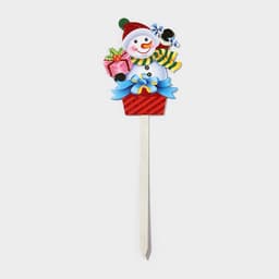 Новогодний топпер декоративный «Снеговик», 22.5×70.5 см