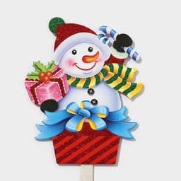 Новогодний топпер декоративный «Снеговик», 22.5×70.5 см