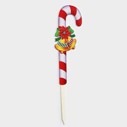 Новогодний топпер декоративный трость «Колокольчики», 16.7×67.5 см