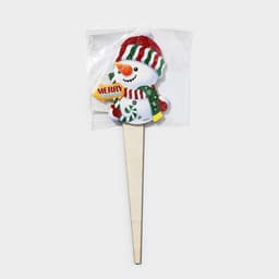 Новогодний топпер декоративный «Снеговичок», 8×24.5 см