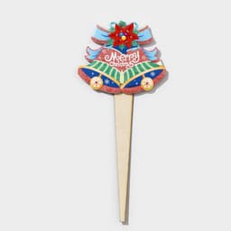 Новогодний топпер декоративный «Колокольчики», 10×24.7 см