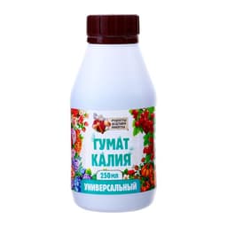 Органическое удобрение Гумат Калия «Рецепты дедушки Никиты» концентрат, 0.25 л