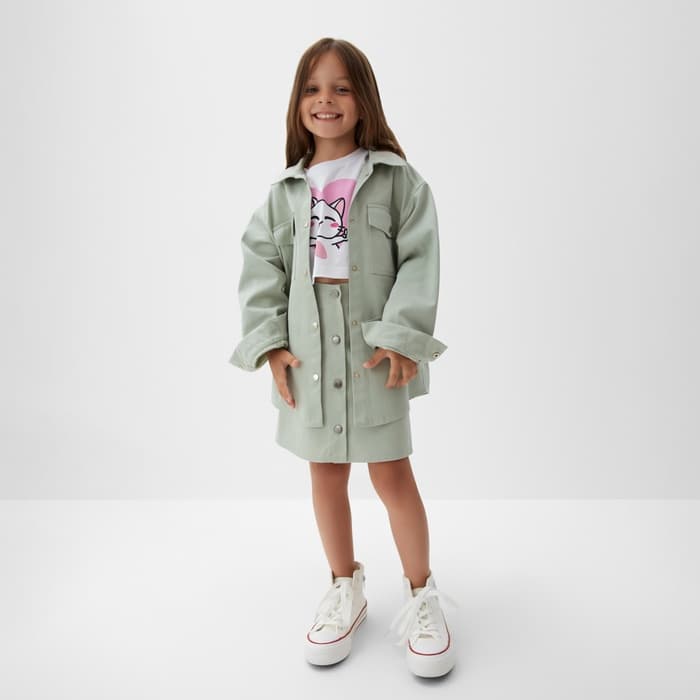 Юбка детская KAFTAN, размер 30 (98-104 см), мятная