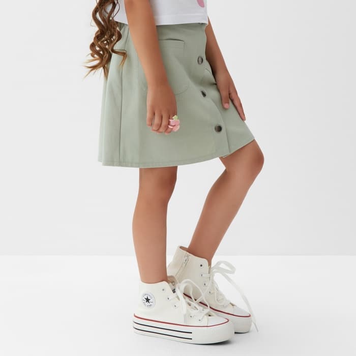 Юбка детская KAFTAN, размер 32 (110-116 см), мятная