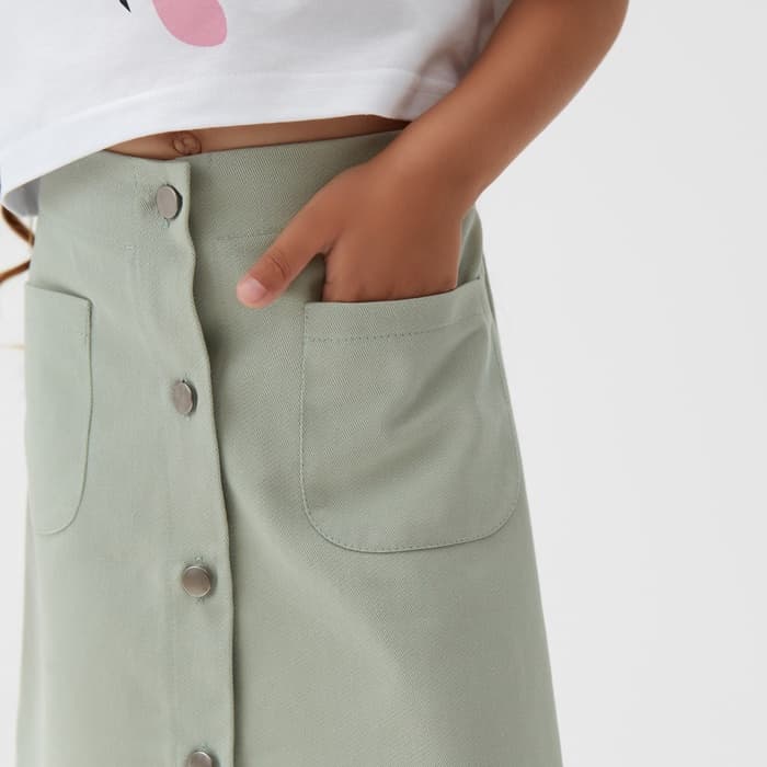 Юбка детская KAFTAN, размер 34 (122-128 см), мятная