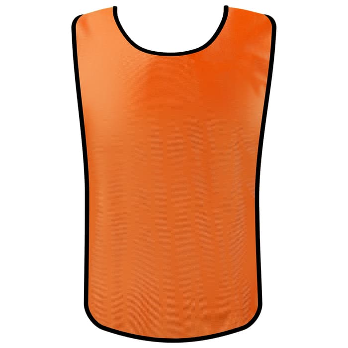 Манишка футбольная ONLYTOP, р. 50-56, на резинке, оранжевая