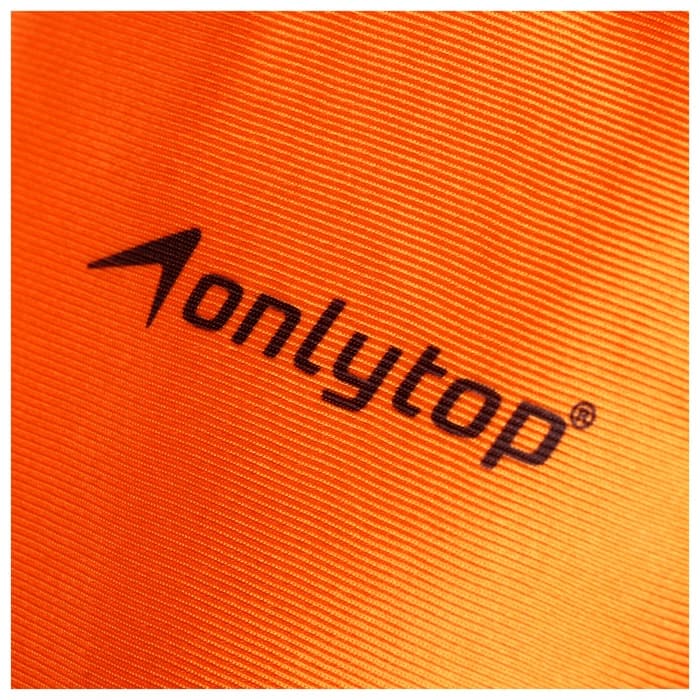 Манишка футбольная ONLYTOP, размер 50-56, на резинке, оранжевая