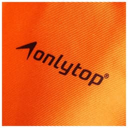 Манишка футбольная ONLYTOP, размер 50-56, на резинке, оранжевая
