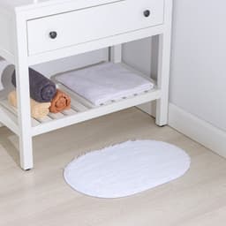 Коврик Доляна «Пушистик», 38×59 см, белый