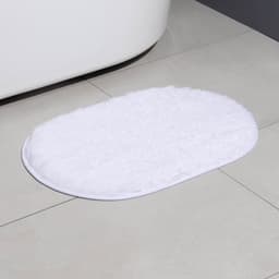 Коврик Доляна «Пушистик», 38×59 см, белый