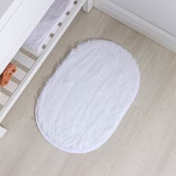 Коврик Доляна «Пушистик», 38×59 см, белый