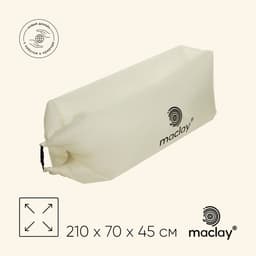 Надувной диван maclay, 210Т, 210×70×45 см, цвет бежевый