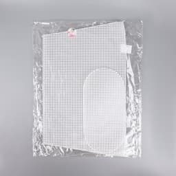 Канва-основа для вышивания корзины, пластиковая, 47.5×29.5×38.5 см, 30×15 см, цвет белый