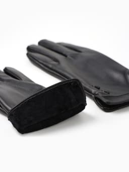 Перчатки женские, без утеплителя, безразмерные, чёрные