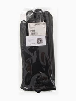 Перчатки женские, без утеплителя, безразмерные, чёрные