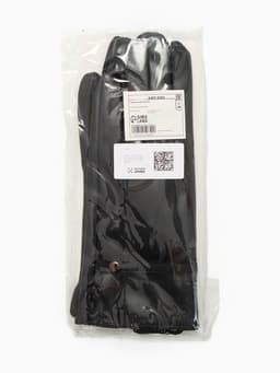 Перчатки женские, без утеплителя, безразмерные, чёрные