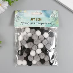 Декор для творчества «Бомбошки, классика», 70 шт., d=1.3 см