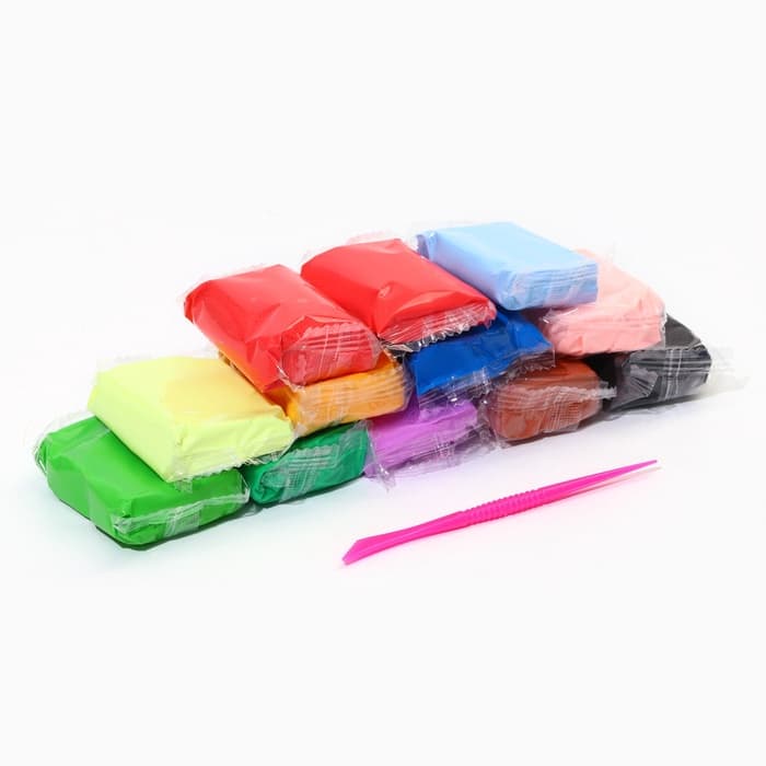 Воздушный пластилин, прыгающий «Союзмультфильм», 12 цветов